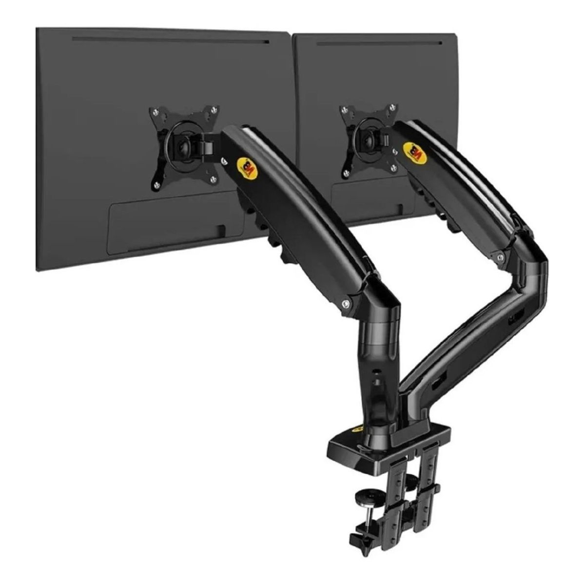 GENERICO - Soporte Doble Pata para Monitor de 17 a 27 Pulgadas Color Negro