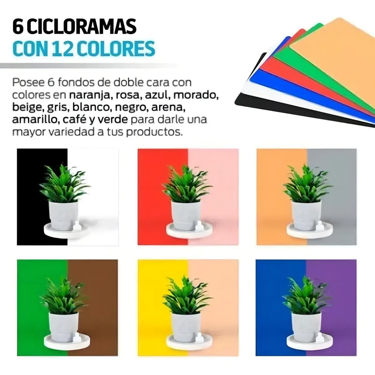 GENERICO - Estudio Fotográfico Portátil 40x40 cm - Caja de Luz Profesional