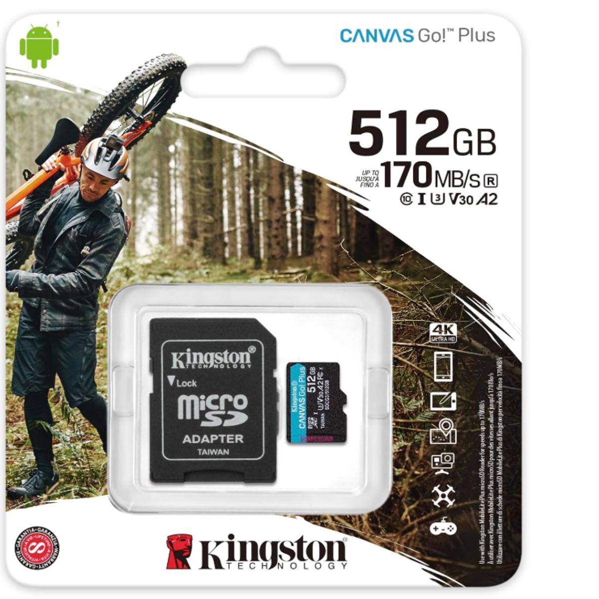 KINGSTON - Memoria Flash 512 Gb - Kingston Canvas Go! Plus