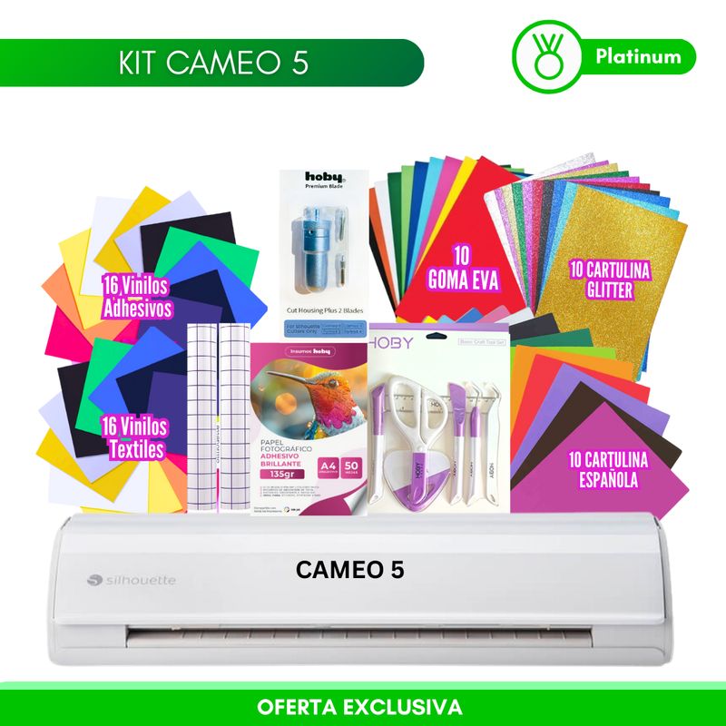 SILHOUETTE - cameo 5 + FULL PAPELERIA SB5