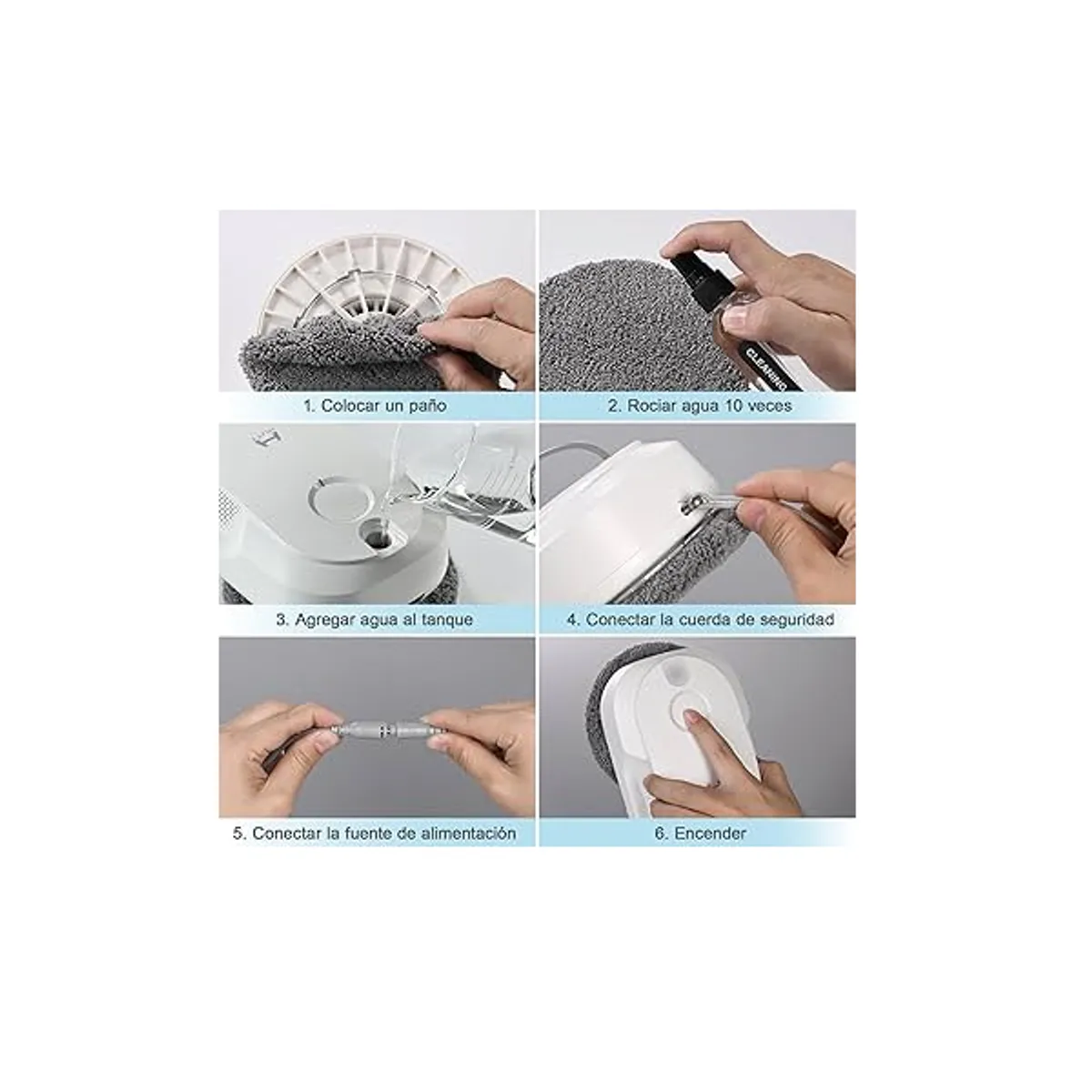 HUTT - HUTT Robot Limpia Vidrios ddc56 Color Blanco