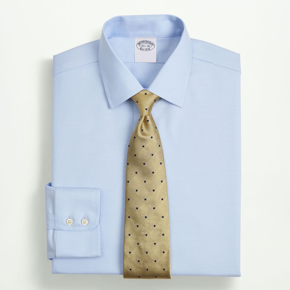 BROOKS BROTHERS - Camisa Hombre Ds Og Ni Stwl Ain Dbb Ff Np Regular Celeste Brooks Brothers