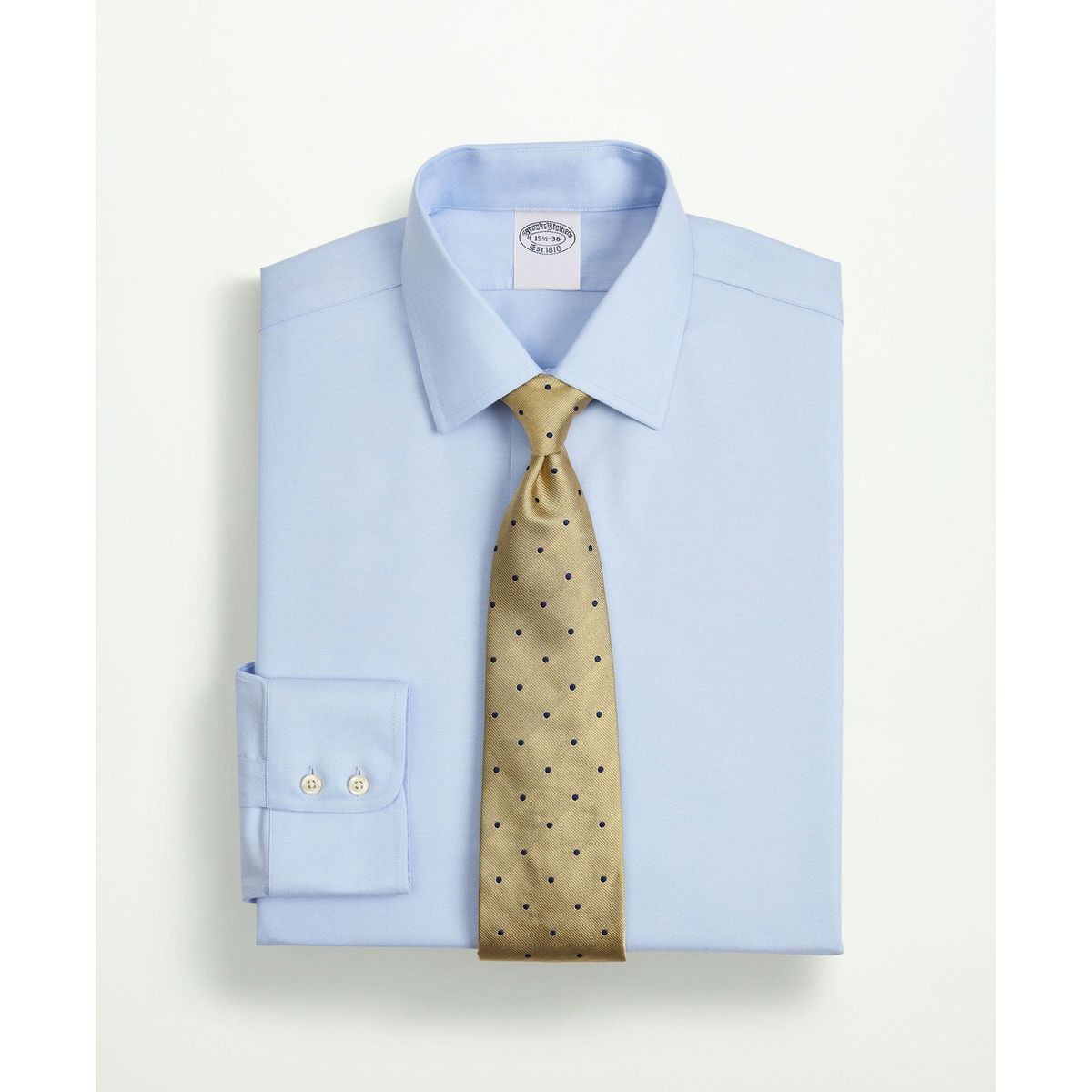 BROOKS BROTHERS - Camisa Hombre Ds Og Ni Stwl Ain Dbb Ff Np Regular Celeste Brooks Brothers
