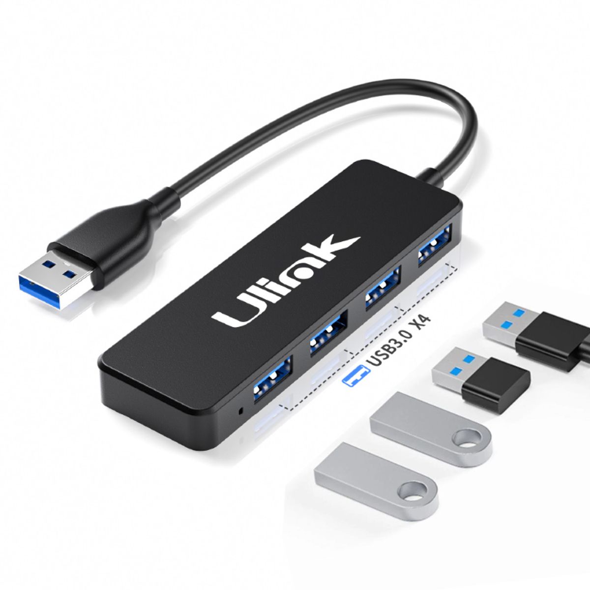 ULINK - Mini HUB USB 3.0 - 4 puertos Ulink / UL-HUB300