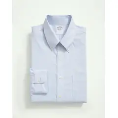 BROOKS BROTHERS - Camisa Hombre Ds Ni Sppt Pbd Reg - Candy Stp Azul