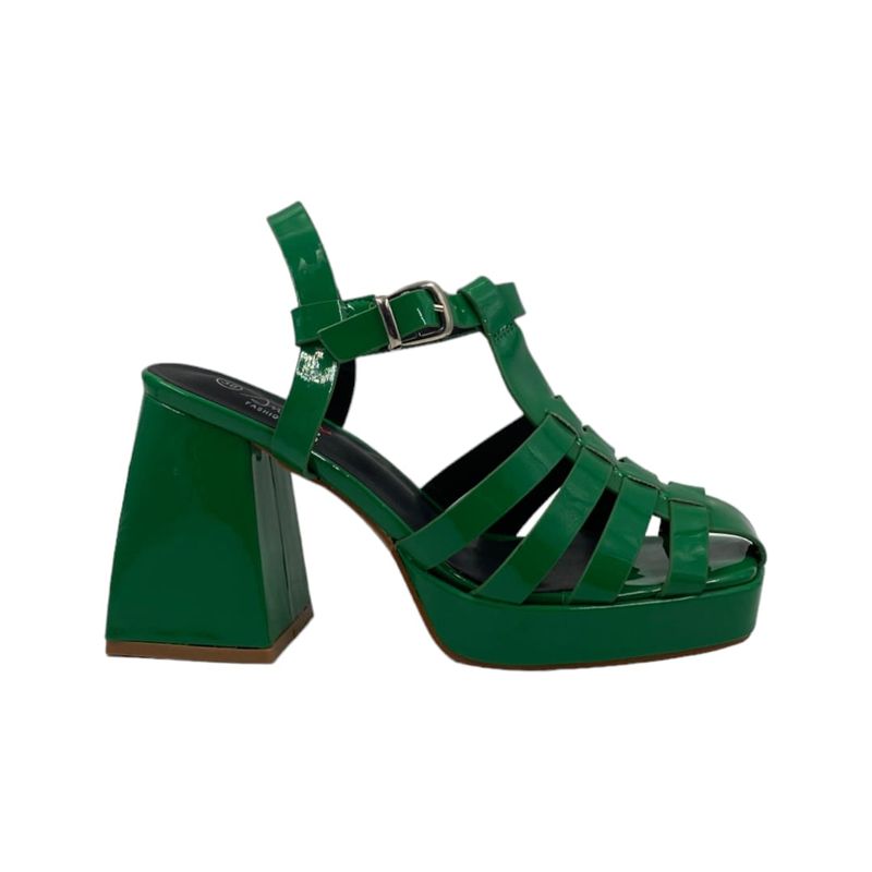 HERIEL - Sandalia Charol Taco Colores.