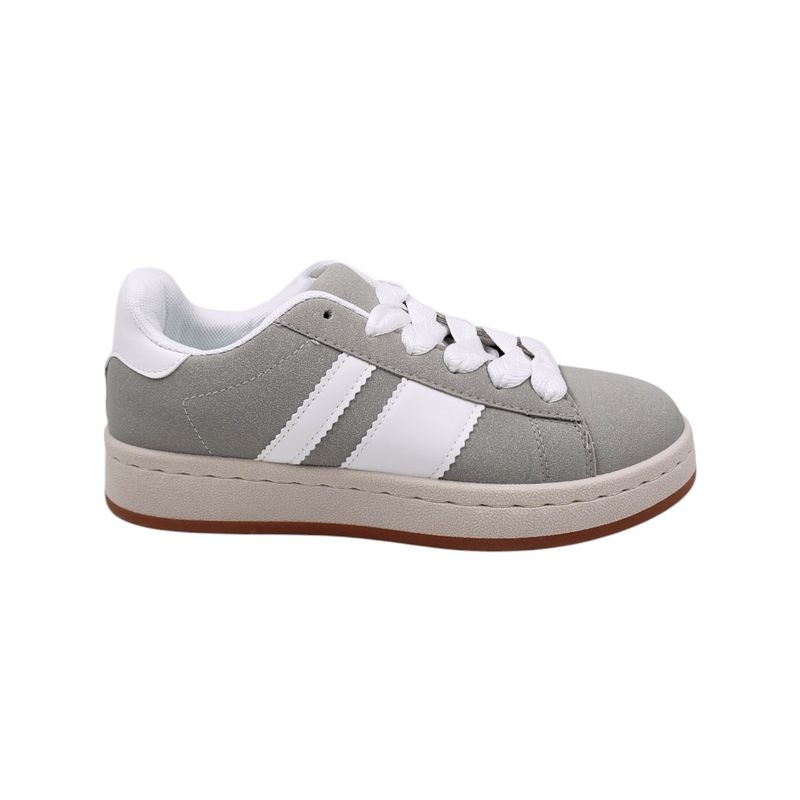 HERIEL - Zapatilla Gris Urbana Mujer