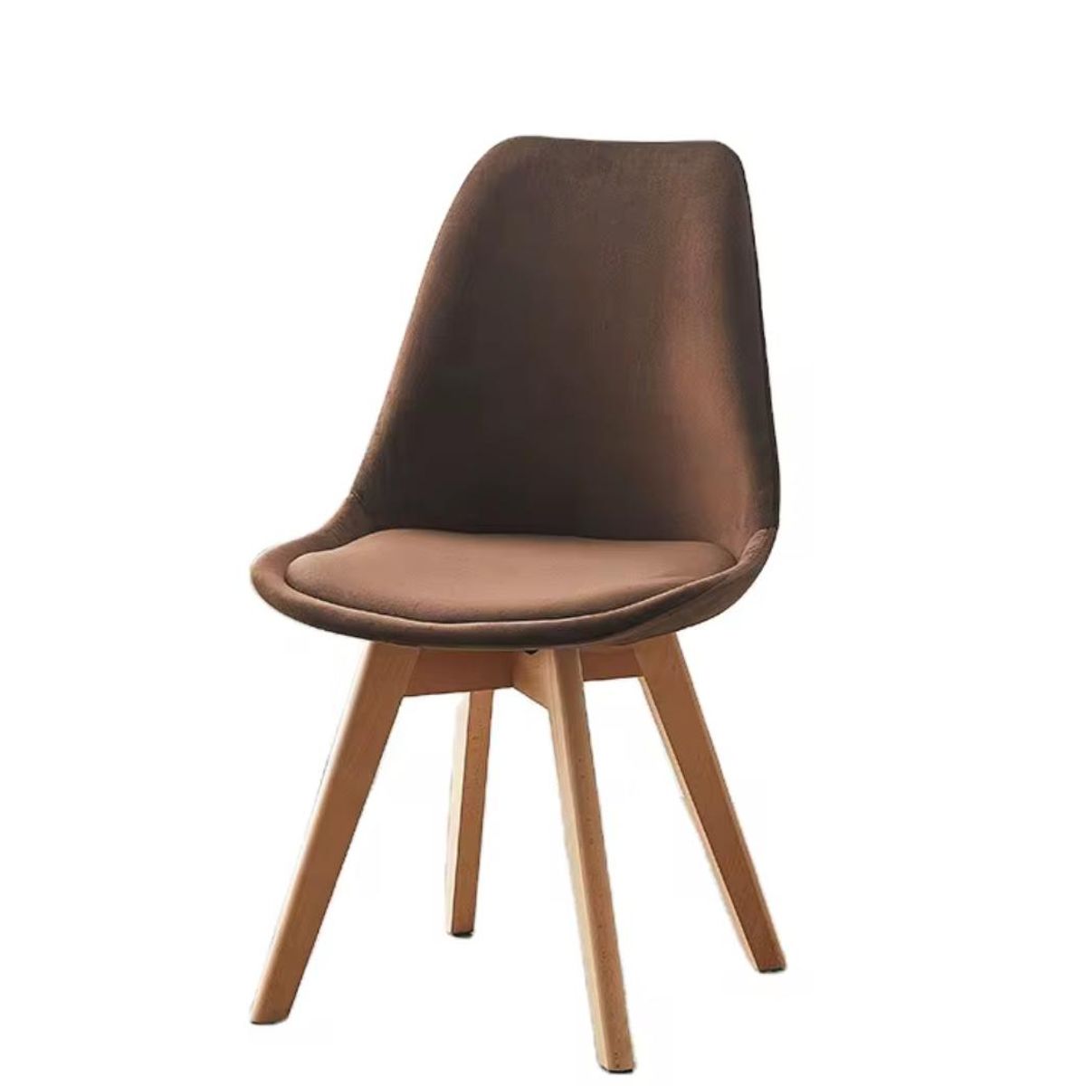GENERICO - Silla comedor Tulip Terciopelo - Café