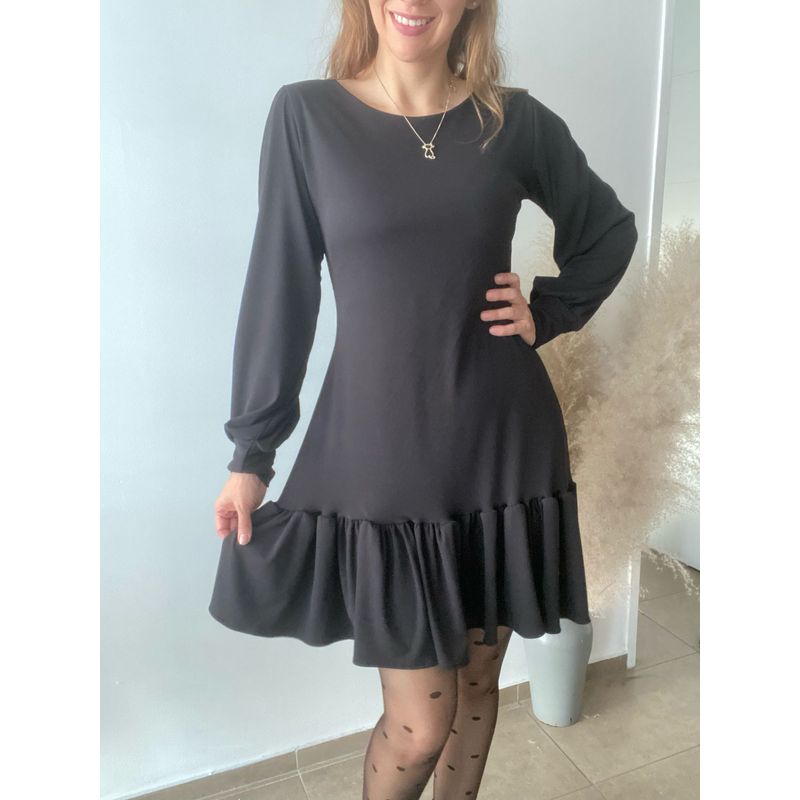 ME MATO TIENDA - Vestido negro mujer otoño invierno Tienda Me Mató