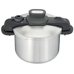 TEFAL - Olla a Presión 6 Litros Color Plateado Marca Francesa