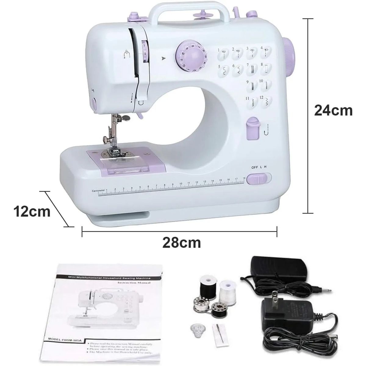MOVI - Máquina De Coser Multifunción Y Eléctrica kit completo