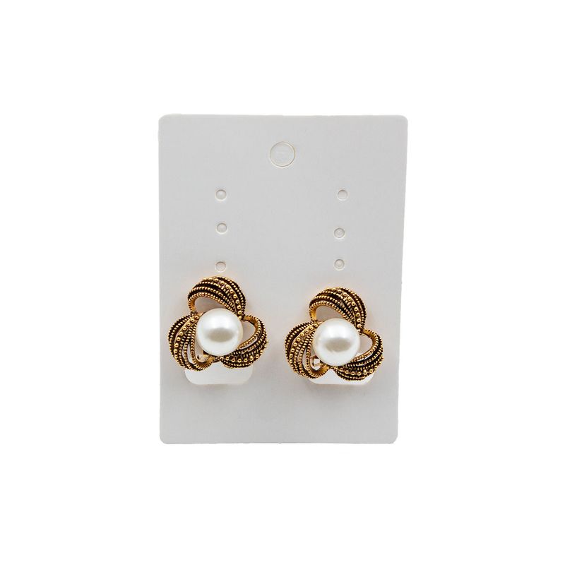 BIJOUTERIA LB20 SPA - Aros Clip Diseño 63 - Dorado