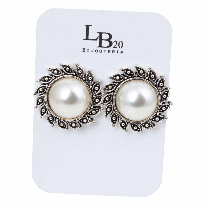 BIJOUTERIA LB20 SPA - Aros Clip Diseño 42 - Plateado
