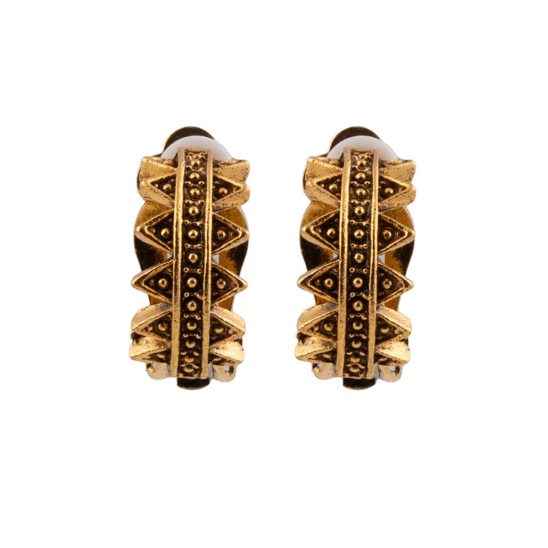 BIJOUTERIA LB20 SPA - Aros clip Diseño 29 - Dorado