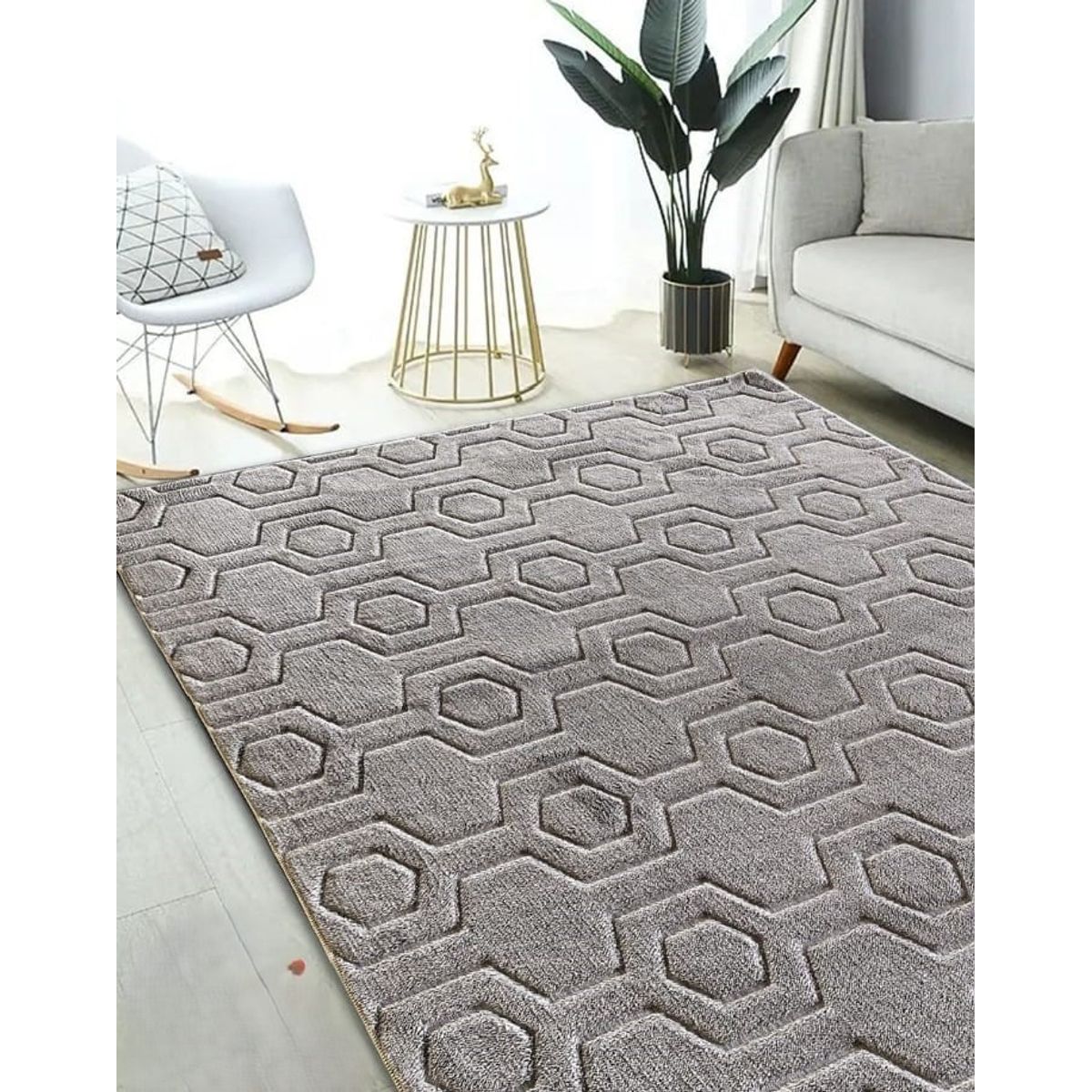 GENERICO - ALFOMBRAS GRUESAS TIPO JACQUARDS ANTIDESLIZANTES DE ALGODON