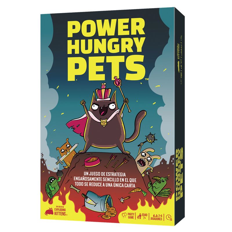 ASMODEE - Power hungry pets juego de mesa