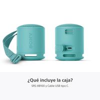 Parlante Portatil XB100 Azul