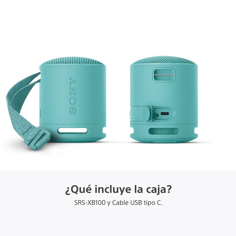 SONY - Parlante Portatil Sony XB100 Azul