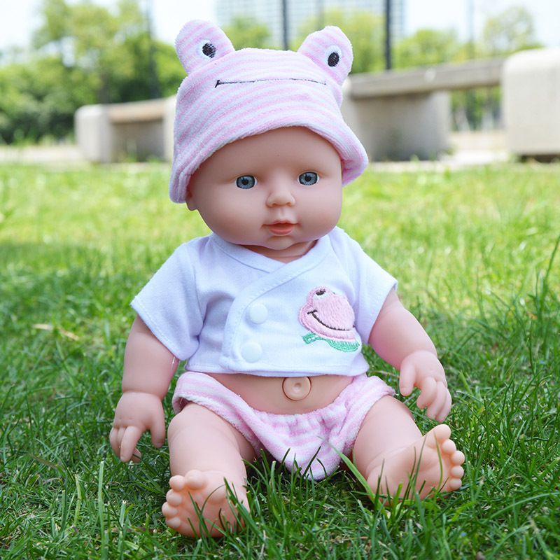 DANWEILE - Muñeca de goma suave de simulación para niños de 30 cm