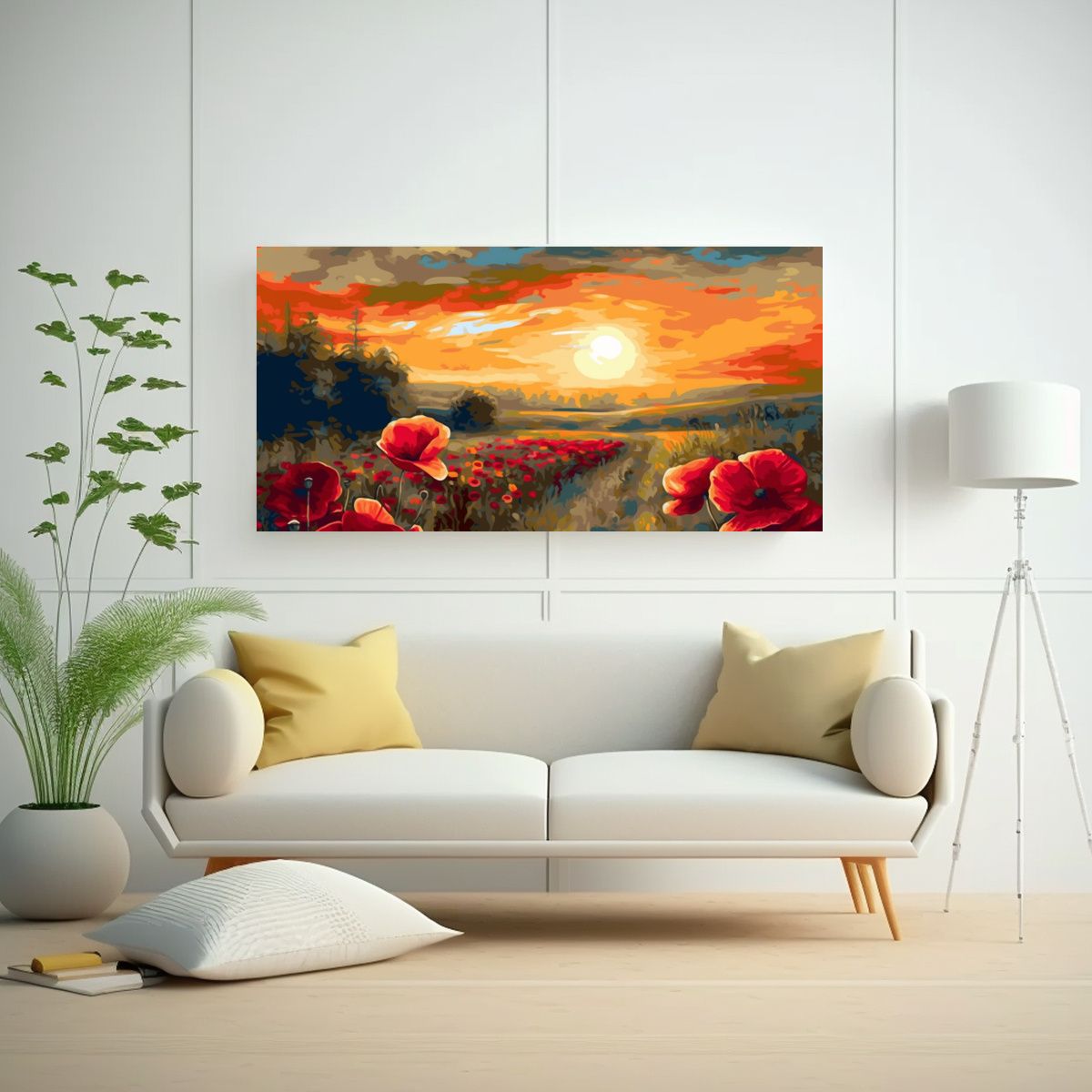 GENERICO - Pintura Por Números De Escena Cautivadora Y 100x50 Cm