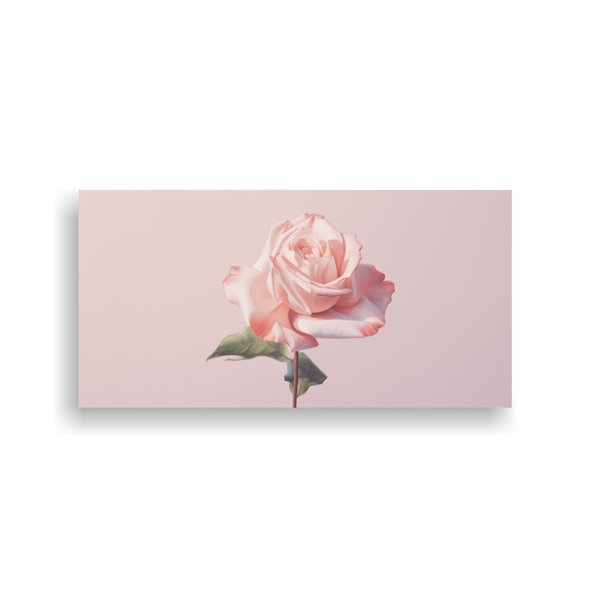 GENERICO - Cuadro Combinación Rosa Brisa Plana Vista 60x30 Cm