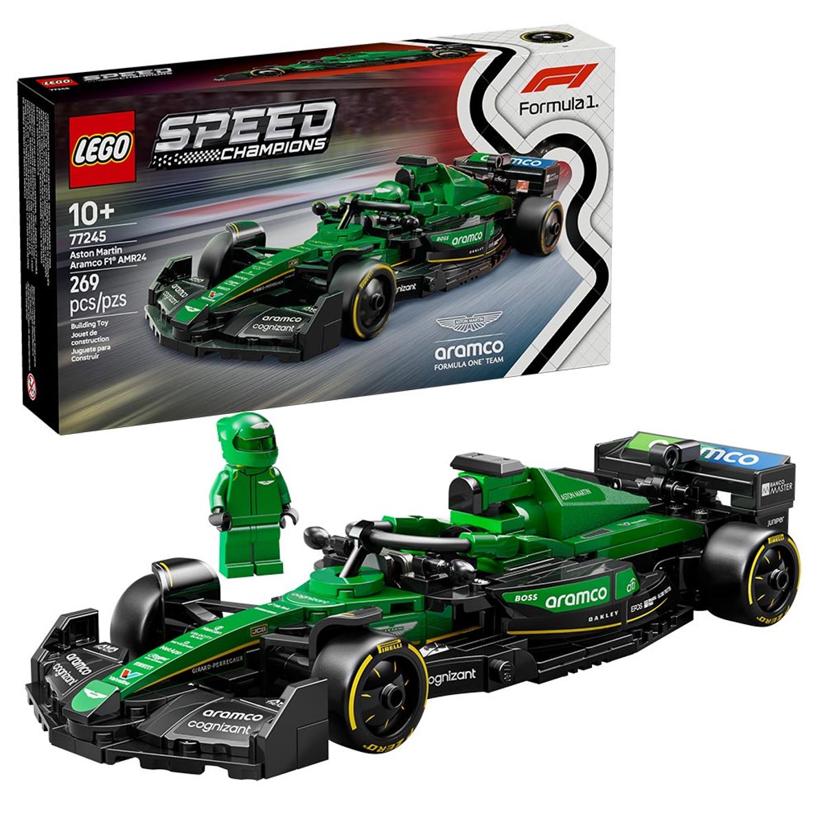 LEGO - LEGO Auto de Carreras Aston Martin Aramco F1 AMR24 - 77245
