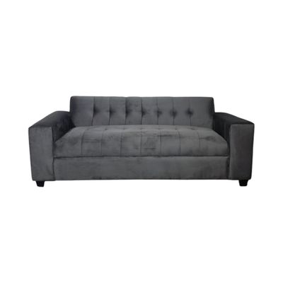 Imagen 2 del producto SOFA DOS CUERPOS FELPA GRIS OSCURO