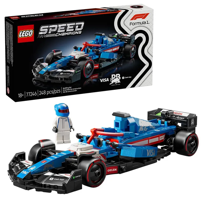 LEGO - LEGO Speed Champions Auto de Carreras Visa Cash App RB VCARB 01 F1 - 77246