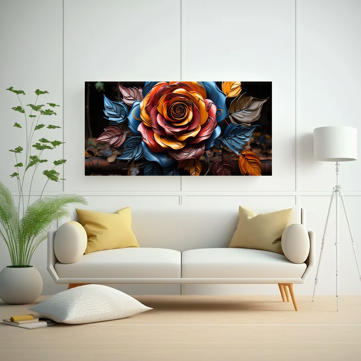 GENERICO - Cuadros Decorativos De Majestuosos Soles Desafío 100x50 Cm