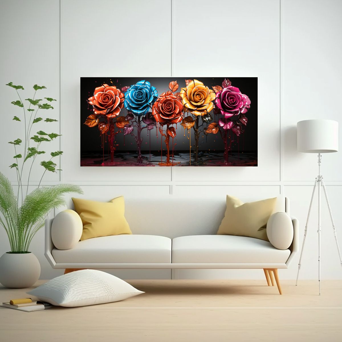 GENERICO - Cuadros De Decoración Para Cocina Salud 80x40 Cm