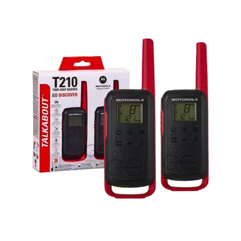 MOTOROLA - Motorola T210 Radio Comunicador 32 km (20 millas)