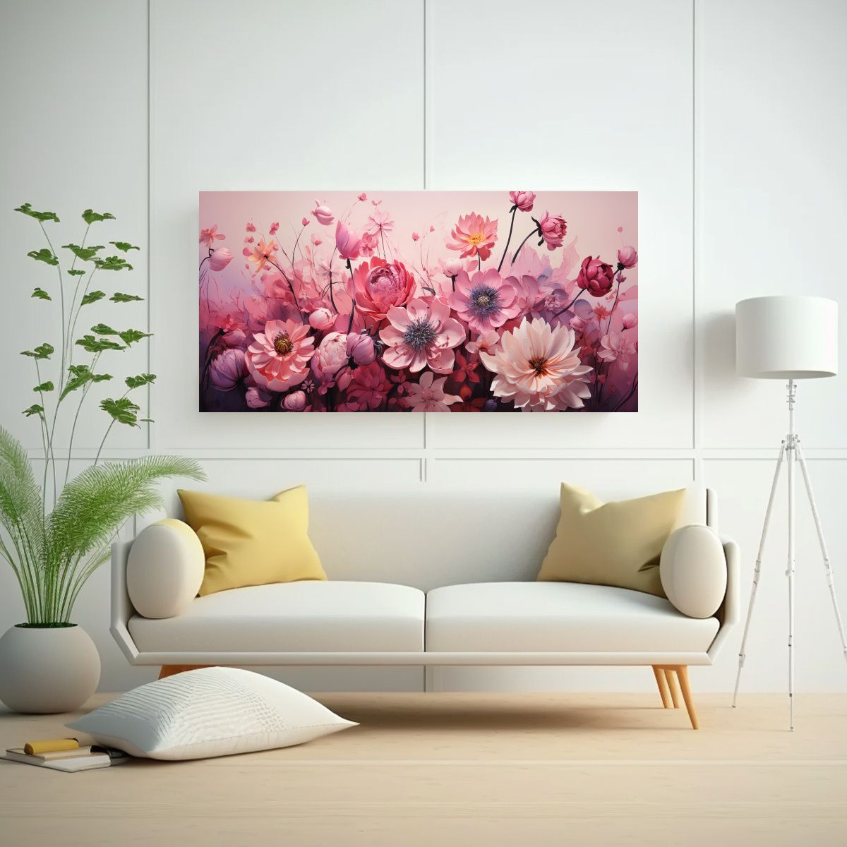 GENERICO - Arte De Pared Líneas Belleza Collage De Sobres 80x40 Cm