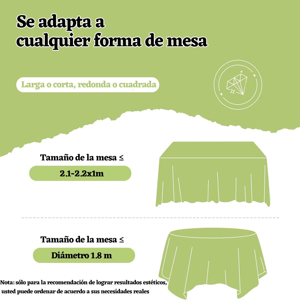 GENERICO - 2pcs 137x274cm Manteles Desechables De Peva-Azul