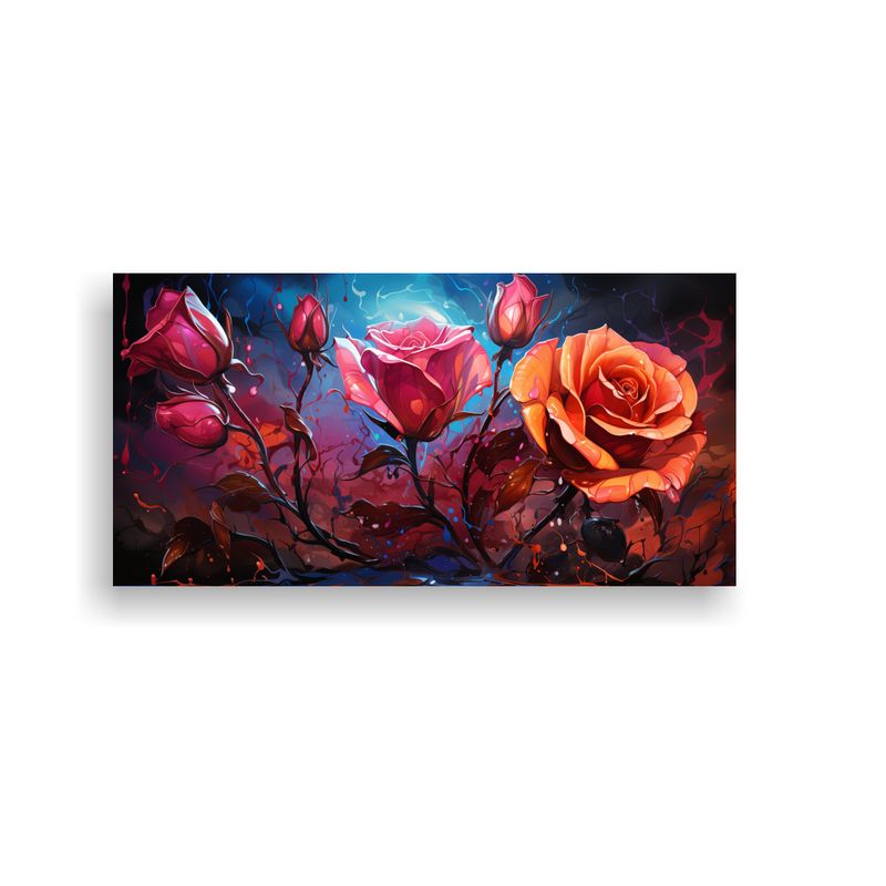GENERICO - Pinturas De Decoración Arte Calidos Estilo 60x30 Cm