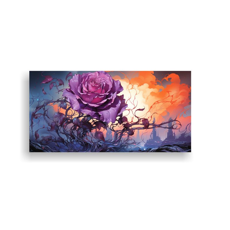 GENERICO - Pintura Decorativa De Calidos Relieve De Canva 60x30 Cm