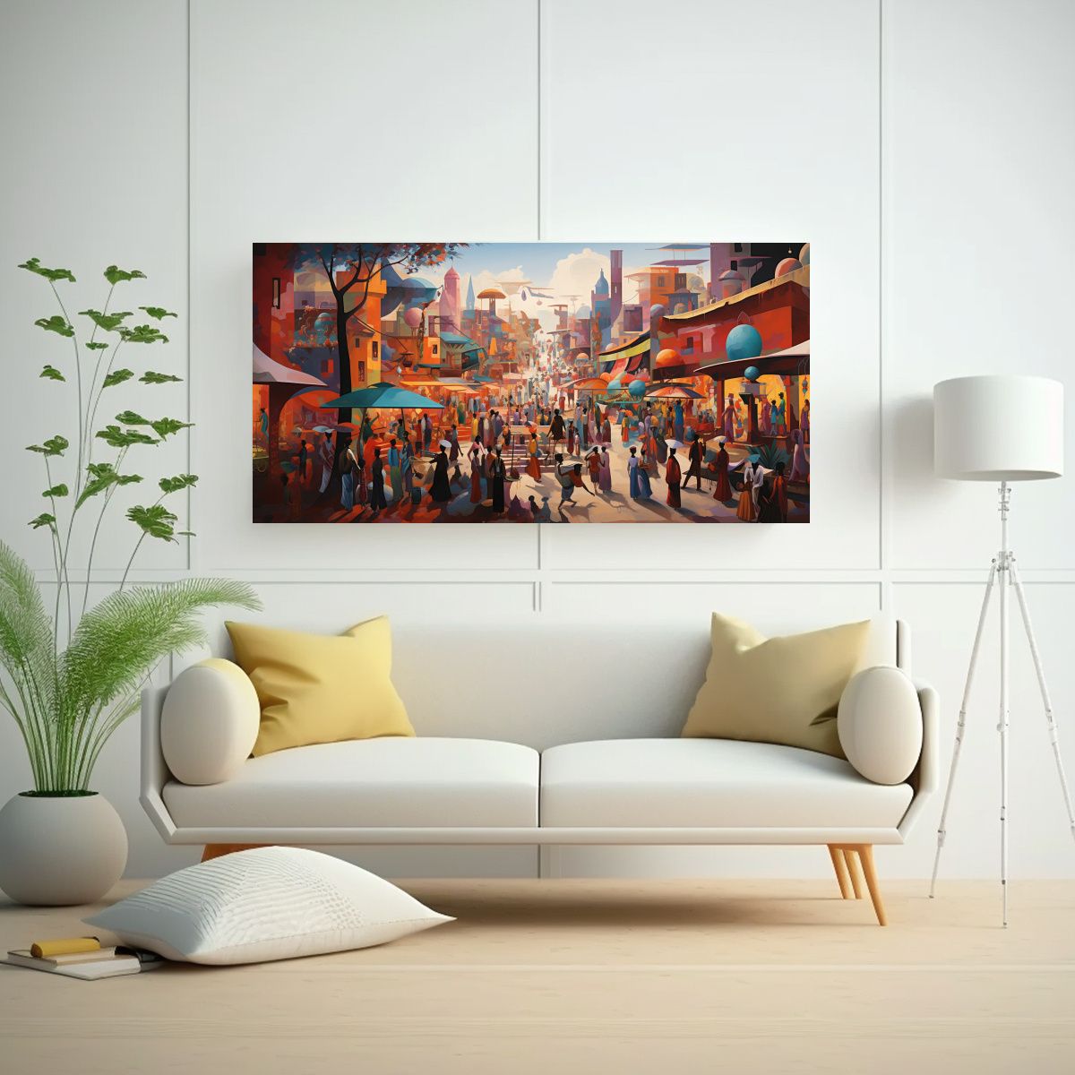 GENERICO - Pinturas Decorativas De La Dimensión Abstracta 100x50 Cm