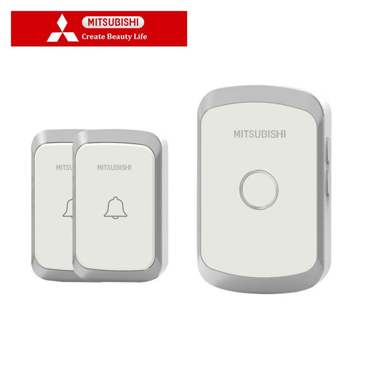 PUREPOWER - Mitsubishi timbre inteligente inalámbrico autogenerador hogar oficina