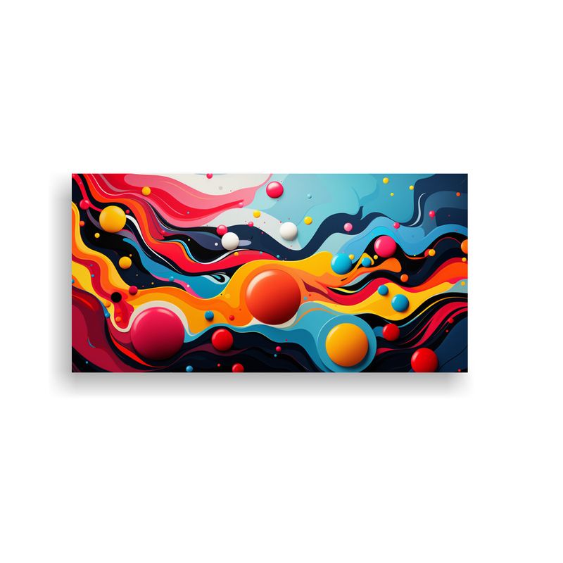 GENERICO - Pinturas Decorativas Abstractas Estilo Popart A 80x40 Cm