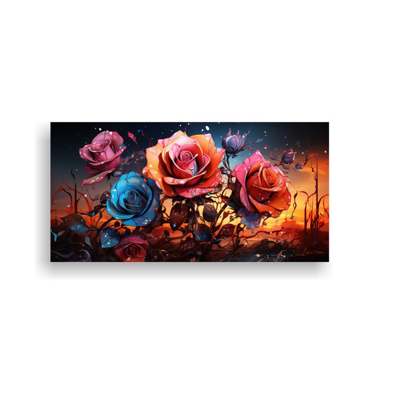 GENERICO - Pinturas De Arte Moderno De Pared Con Tema De 60x30 Cm