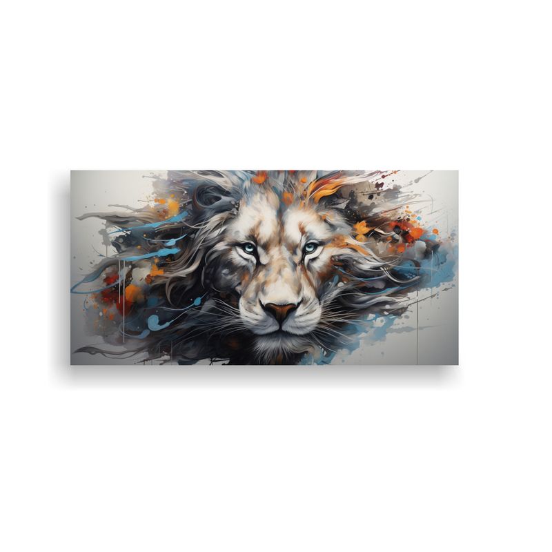 GENERICO - Cuadros De Animales Abstractos En Alta 100x50 Cm
