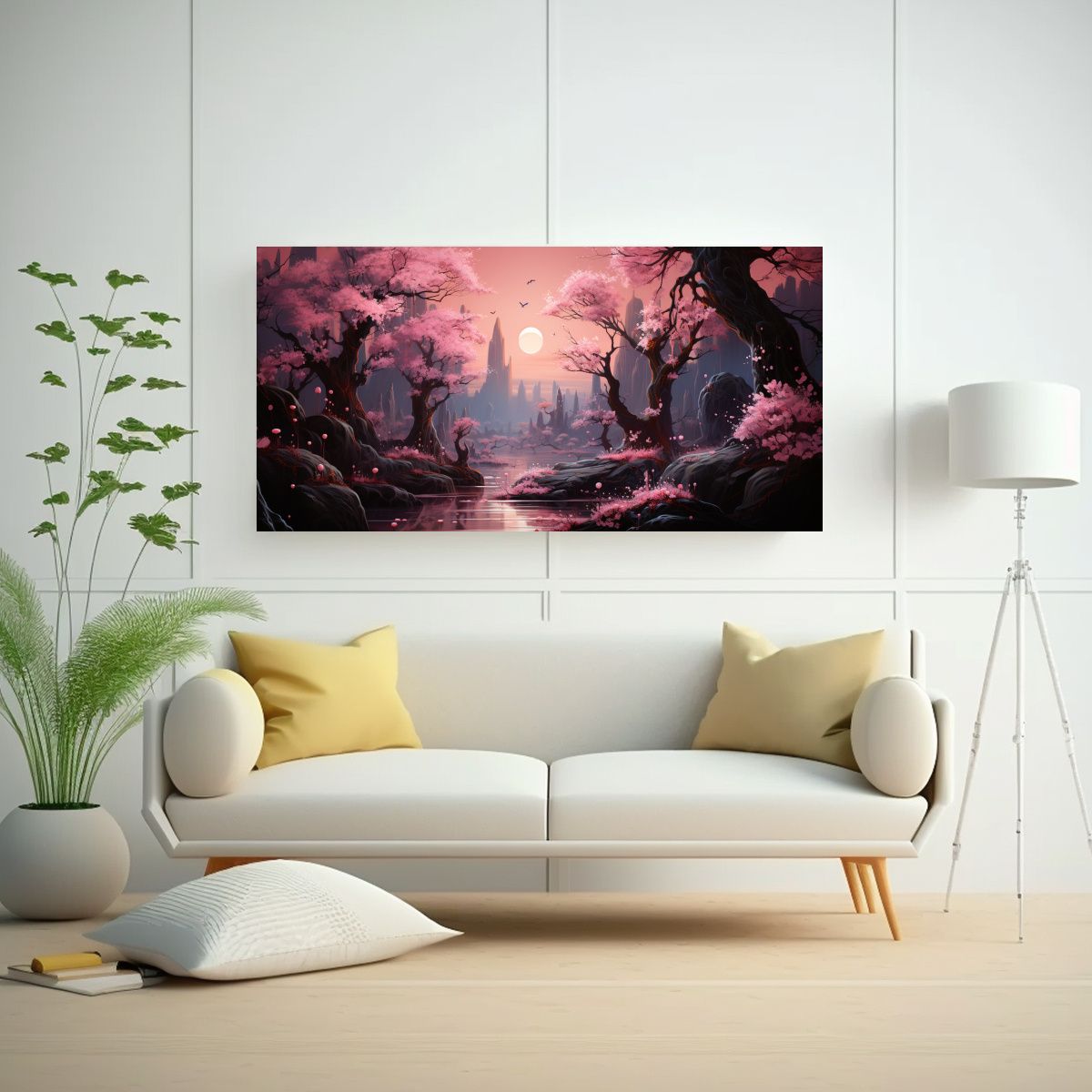 GENERICO - Cuadro Imagen Vitalidad Con Jardín Zen Tranquilo 100x50 Cm