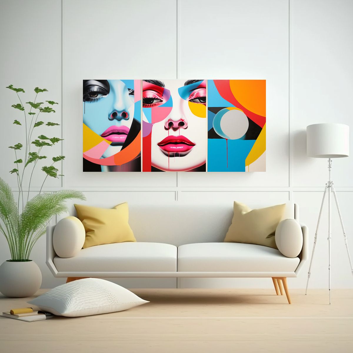 GENERICO - Pinturas De Arte Moderno Para Comedor Fusión 80x40 Cm