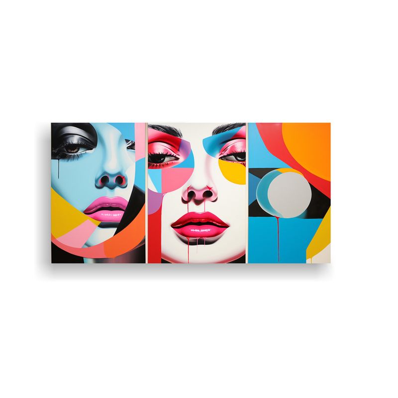 GENERICO - Pinturas De Arte Moderno Para Comedor Fusión 100x50 Cm