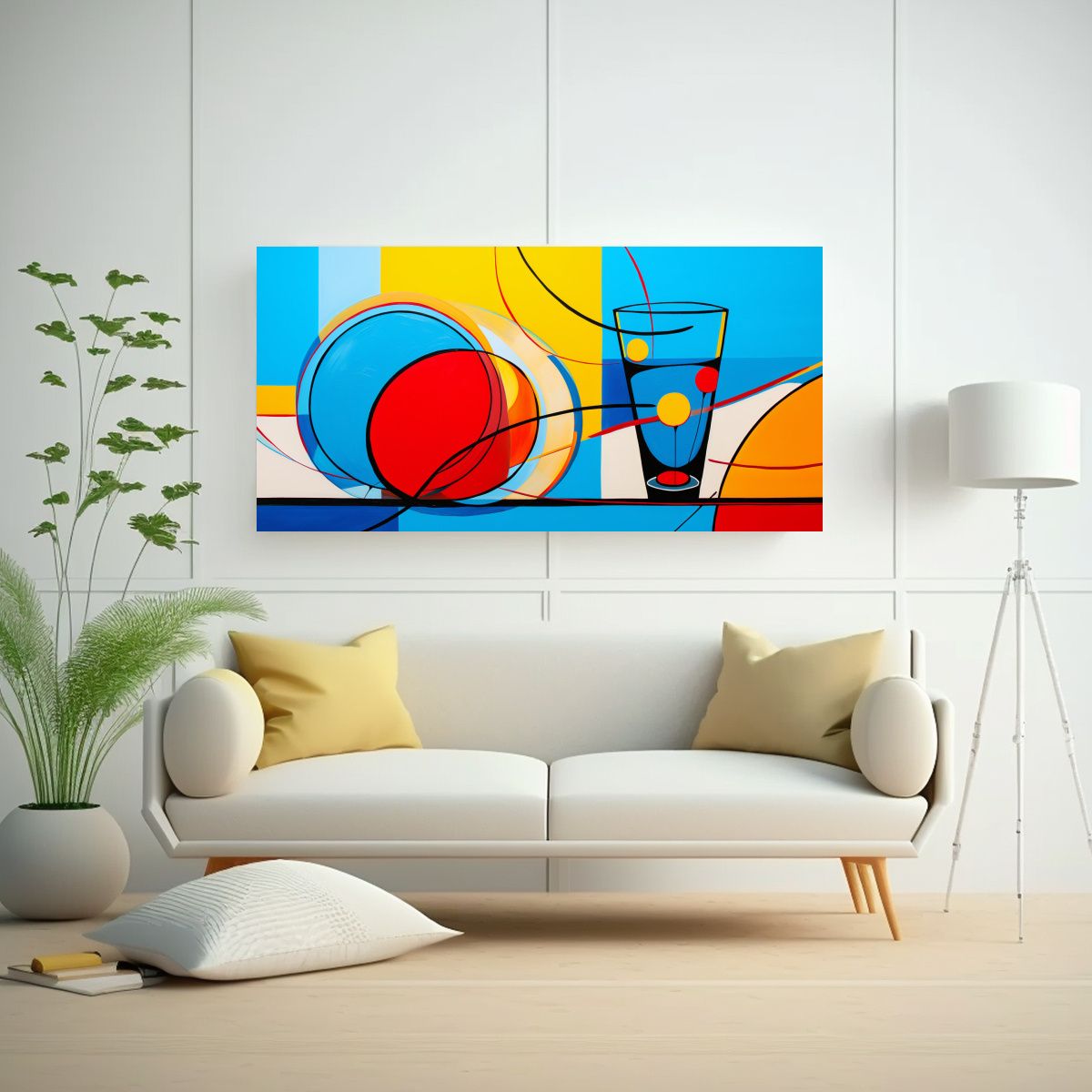 GENERICO - Lienzo Fotográfico De Equilibrio Visual Fusión 60x30 Cm