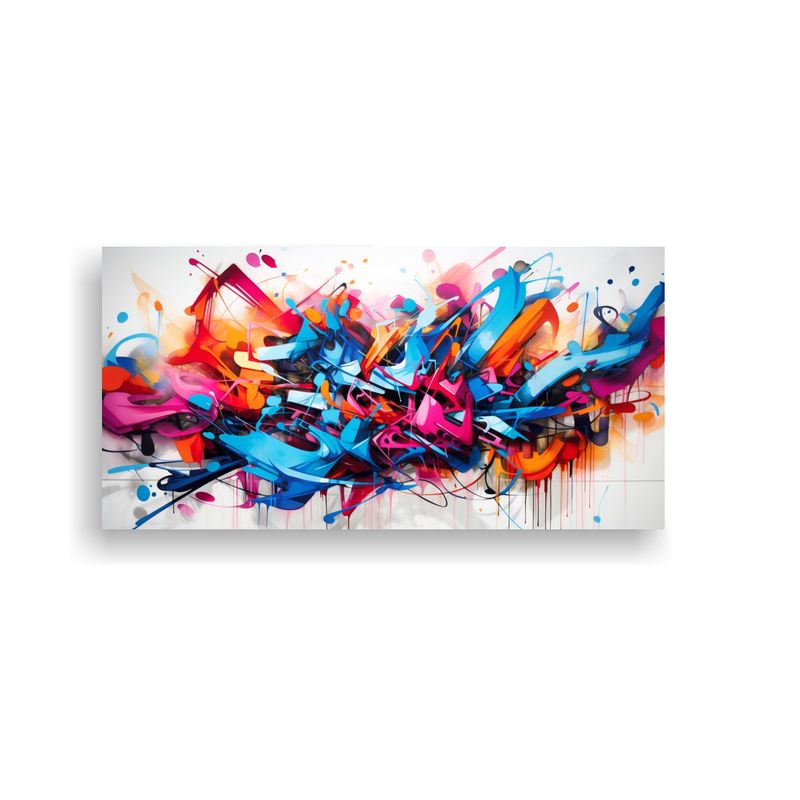 GENERICO - Pinturas Decorativas Horizontales Con Fusión 60x30 Cm