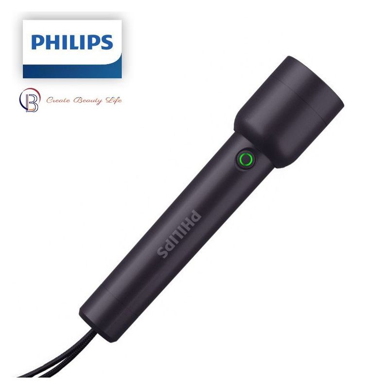 PUREPOWER - Linterna de metal LED Recargable Philips