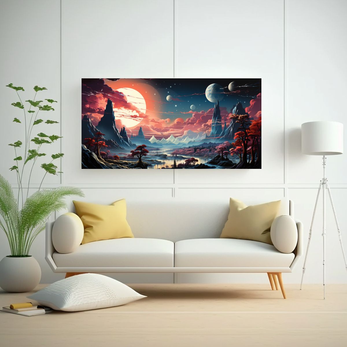 GENERICO - Pintura Decorativa De Composición Fotografía 100x50 Cm