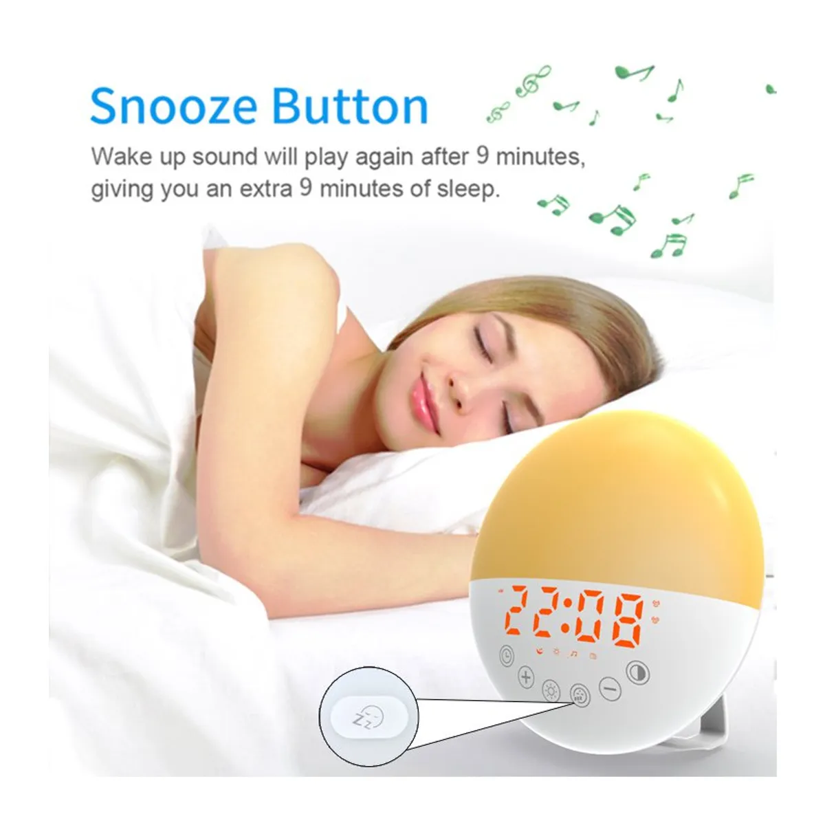 PUREPOWER - Luz con despertador simulador de amanecer.