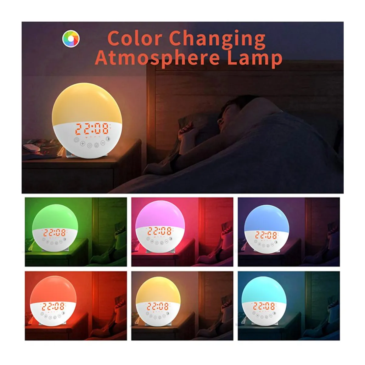 PUREPOWER - Luz con despertador simulador de amanecer.