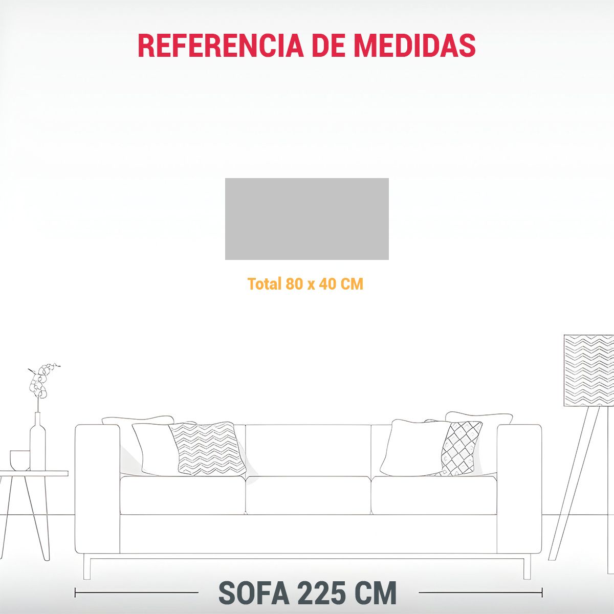 GENERICO - Arte Digital Horizontal Estilo Plata Luminosa Y 80x40 Cm